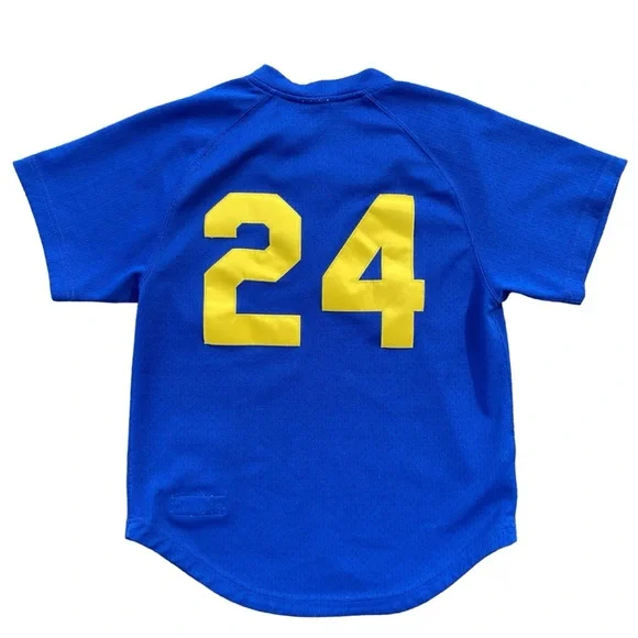Mitchell Ness Seattle Mariners Jersey Griffey 24 S Cooperstown Collection Retro - Picture 3 of 8